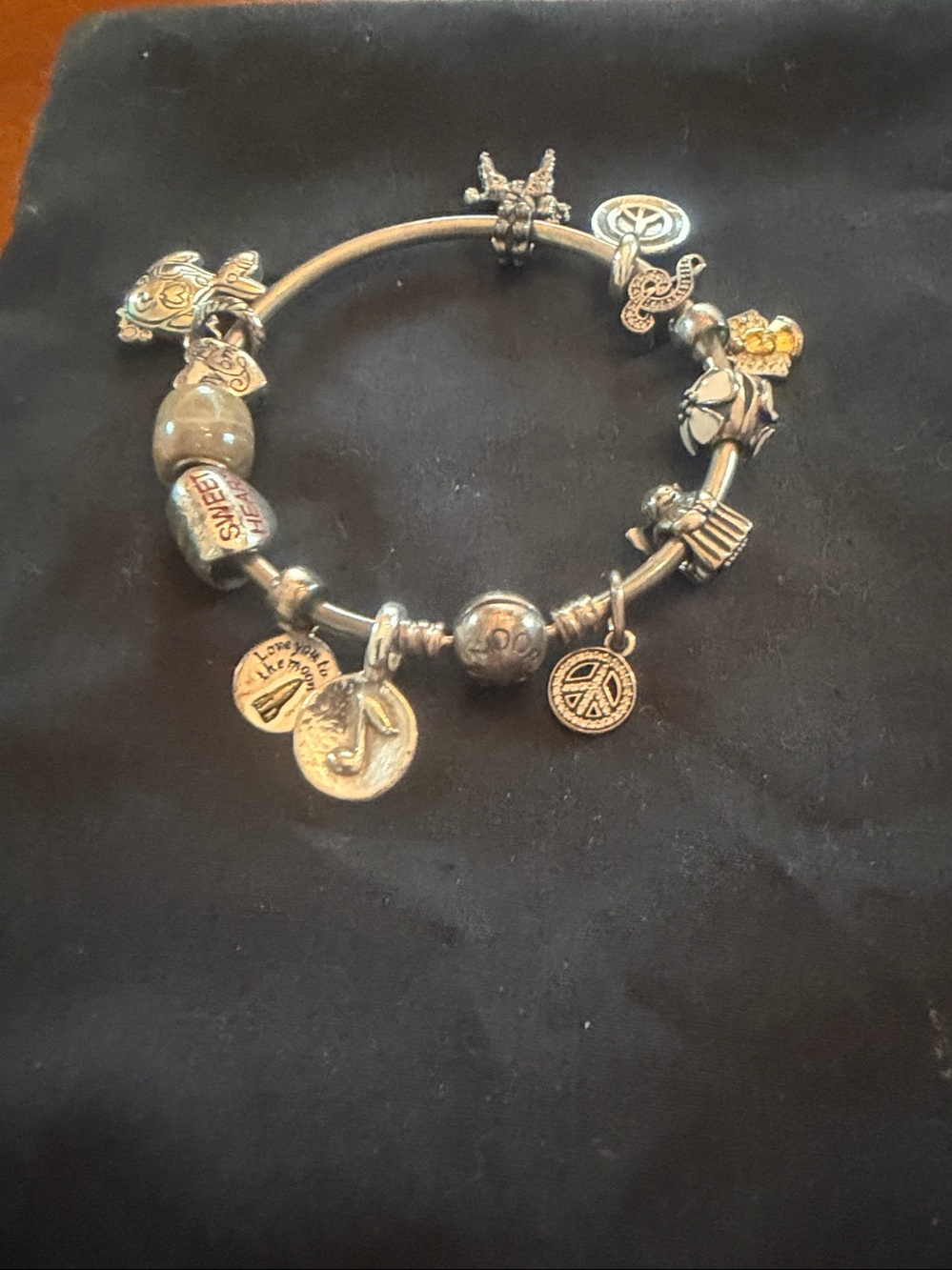 Pandora Charm Bracelet with 13 charms